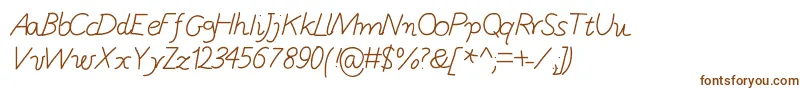 GaelleNumber5 Font – Brown Fonts
