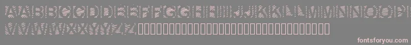 GaelleNumber6 Font – Pink Fonts on Gray Background