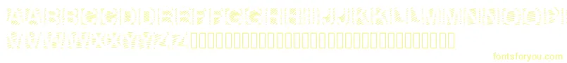 Шрифт GaelleNumber6 – жёлтые шрифты
