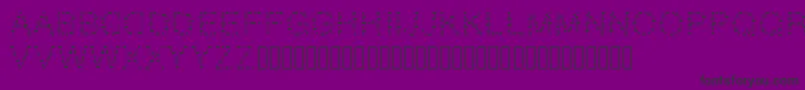 GAELLEnumber9 Font – Black Fonts on Purple Background