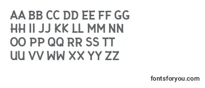 Schriftart Gaffer Type
