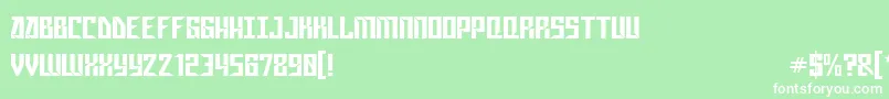 En savoir plus sur la police GAGASM   Police GAGASM   – polices blanches sur fond vert
