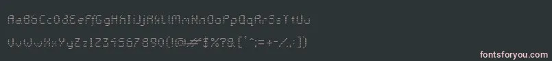 Шрифт GalacticaS RegularV Striped – розовые шрифты на чёрном фоне