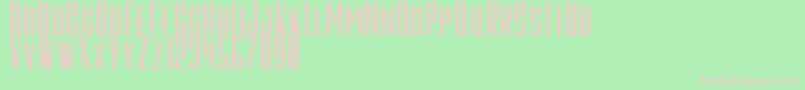 GalahPanjangBold Font – Pink Fonts on Green Background