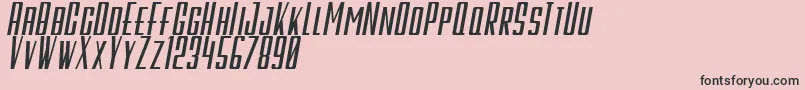 GalahPanjangItalicBold Font – Black Fonts on Pink Background