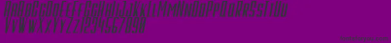 fuente GalahPanjangItalicBold – Fuentes Negras Sobre Fondo Morado