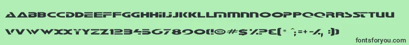 galant Font – Black Fonts on Green Background