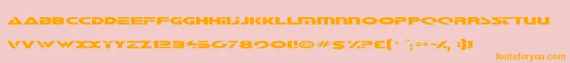 galant Font – Orange Fonts on Pink Background