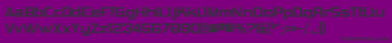 Шрифт VibrocentricBold – чёрные шрифты на фиолетовом фоне