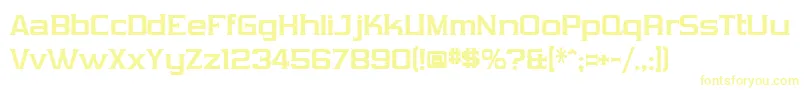 VibrocentricBold Font – Yellow Fonts