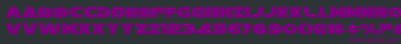 galaxy 1 Font – Purple Fonts on Black Background