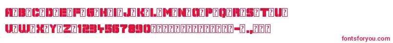 Galaxy Corps Font – Red Fonts