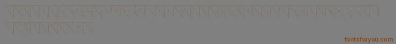 Galaxy-Schriftart – Braune Schriften auf grauem Hintergrund