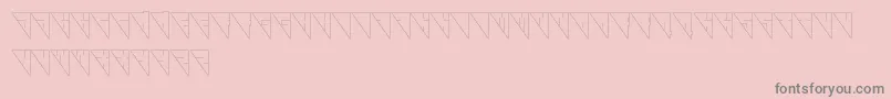 Galaxy Font – Gray Fonts on Pink Background