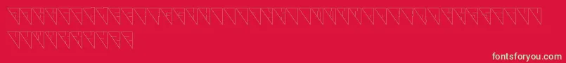 Galaxy Font – Green Fonts on Red Background