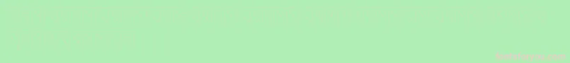 Galaxy Font – Pink Fonts on Green Background