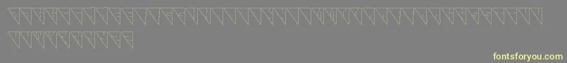 Galaxy Font – Yellow Fonts on Gray Background