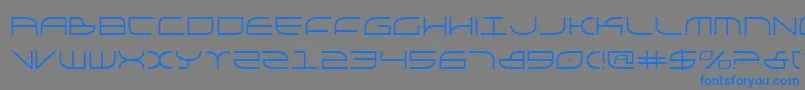 Шрифт galga – синие шрифты на сером фоне