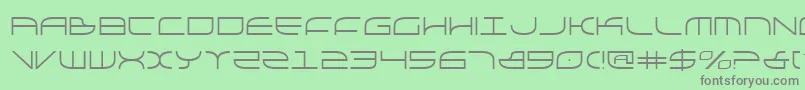 galga Font – Gray Fonts on Green Background