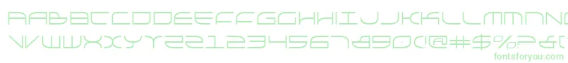 galga-Schriftart – Grüne Schriften