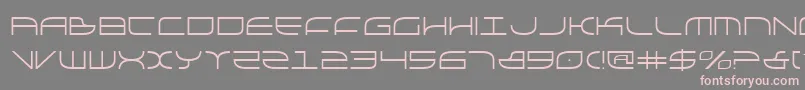 galga Font – Pink Fonts on Gray Background