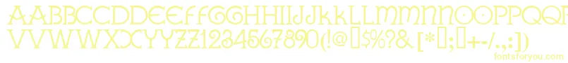 GALLA   -fontti – keltaiset fontit