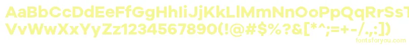 Galyon Bold Font – Yellow Fonts