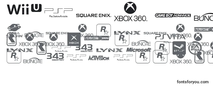 Шрифт Game Logos