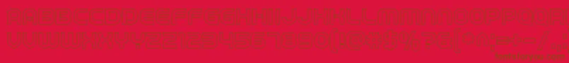 En savoir plus sur la police Game Played Outline Police Game Played Outline – polices brunes sur fond rouge