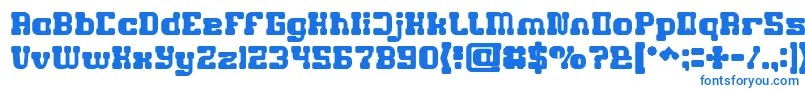 GAME ROBOT Bold Font – Blue Fonts