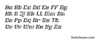 GAME ROBOT Italic Font
