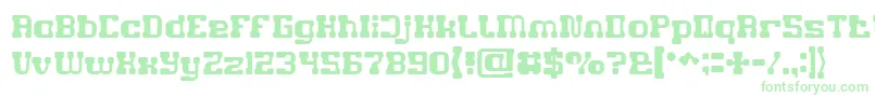 GAME ROBOT Light Font – Green Fonts