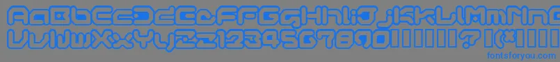 GAMEG    Font – Blue Fonts on Gray Background