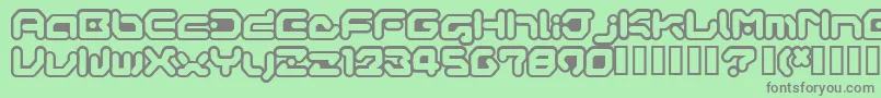 GAMEG    Font – Gray Fonts on Green Background
