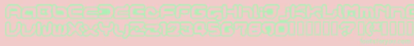 GAMEG    Font – Green Fonts on Pink Background