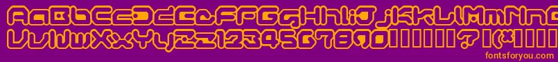 GAMEG    Font – Orange Fonts on Purple Background