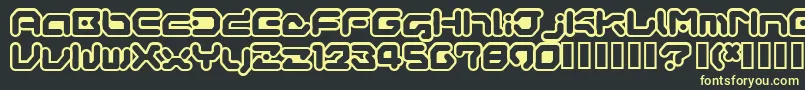 GAMEG    Font – Yellow Fonts on Black Background