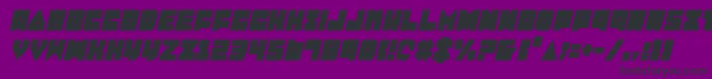 Lobotommyci Font – Black Fonts on Purple Background