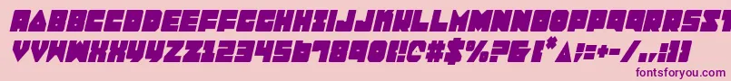 Lobotommyci Font – Purple Fonts on Pink Background