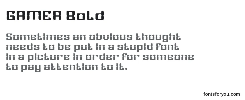 GAMER Bold-fontti