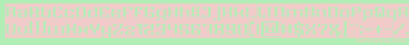 GAMER Inverse Font – Pink Fonts on Green Background