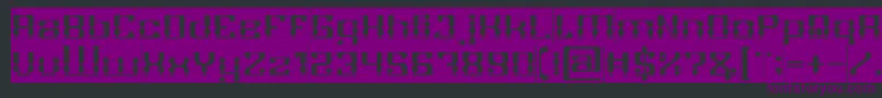 GAMER Inverse Font – Purple Fonts on Black Background