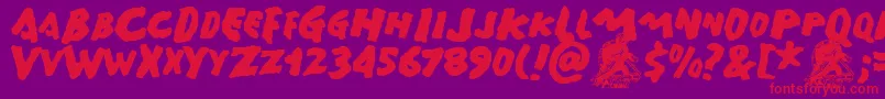 Lisätietoja GAMERA -fontista GAMERA -fontti – punaiset fontit violetilla taustalla