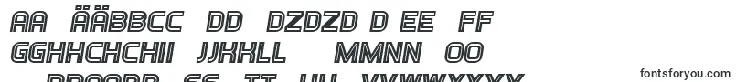 フォントGames Italic – スロバキアのフォント