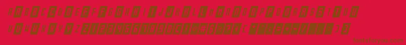 Подробнее о шрифте Gameshow Italic Шрифт Gameshow Italic – коричневые шрифты на красном фоне
