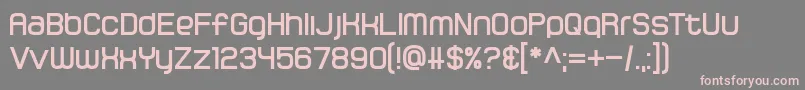 Gamma Orionis Font – Pink Fonts on Gray Background