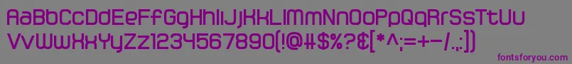 Gamma Orionis Font – Purple Fonts on Gray Background