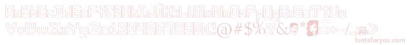 GangOfSipirok   Font – Pink Fonts on White Background
