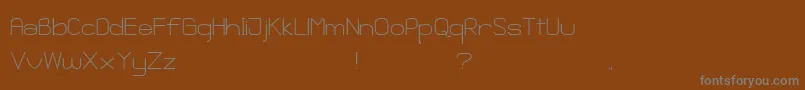 More about Ganix Apec Font Ganix Apec Font – Gray Fonts on Brown Background
