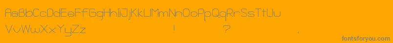 More about Ganix Apec Font Ganix Apec Font – Gray Fonts on Orange Background